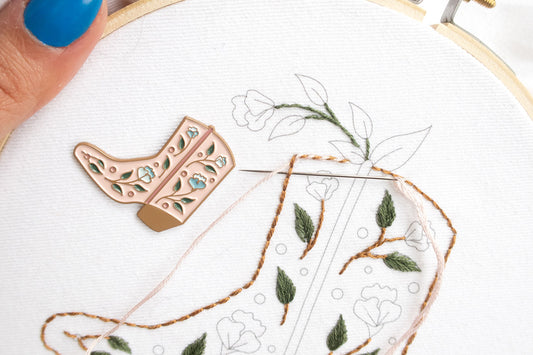How to do the Whip Back Stitch for Hand Embroidery