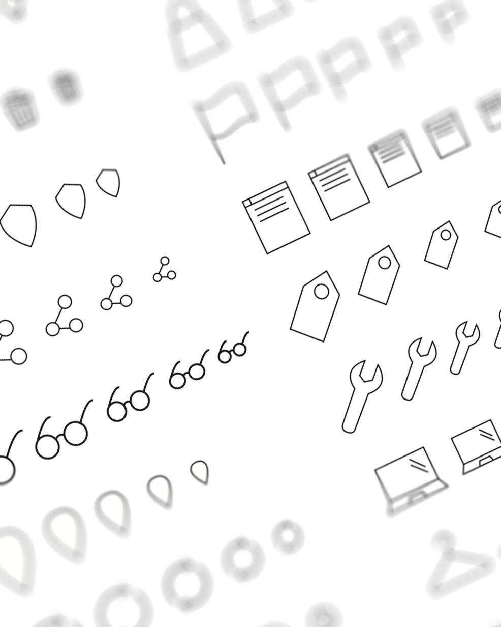 Embroidery Journal - Add On Icons, Basic Shapes close up of some of the fun shapes used in this pack