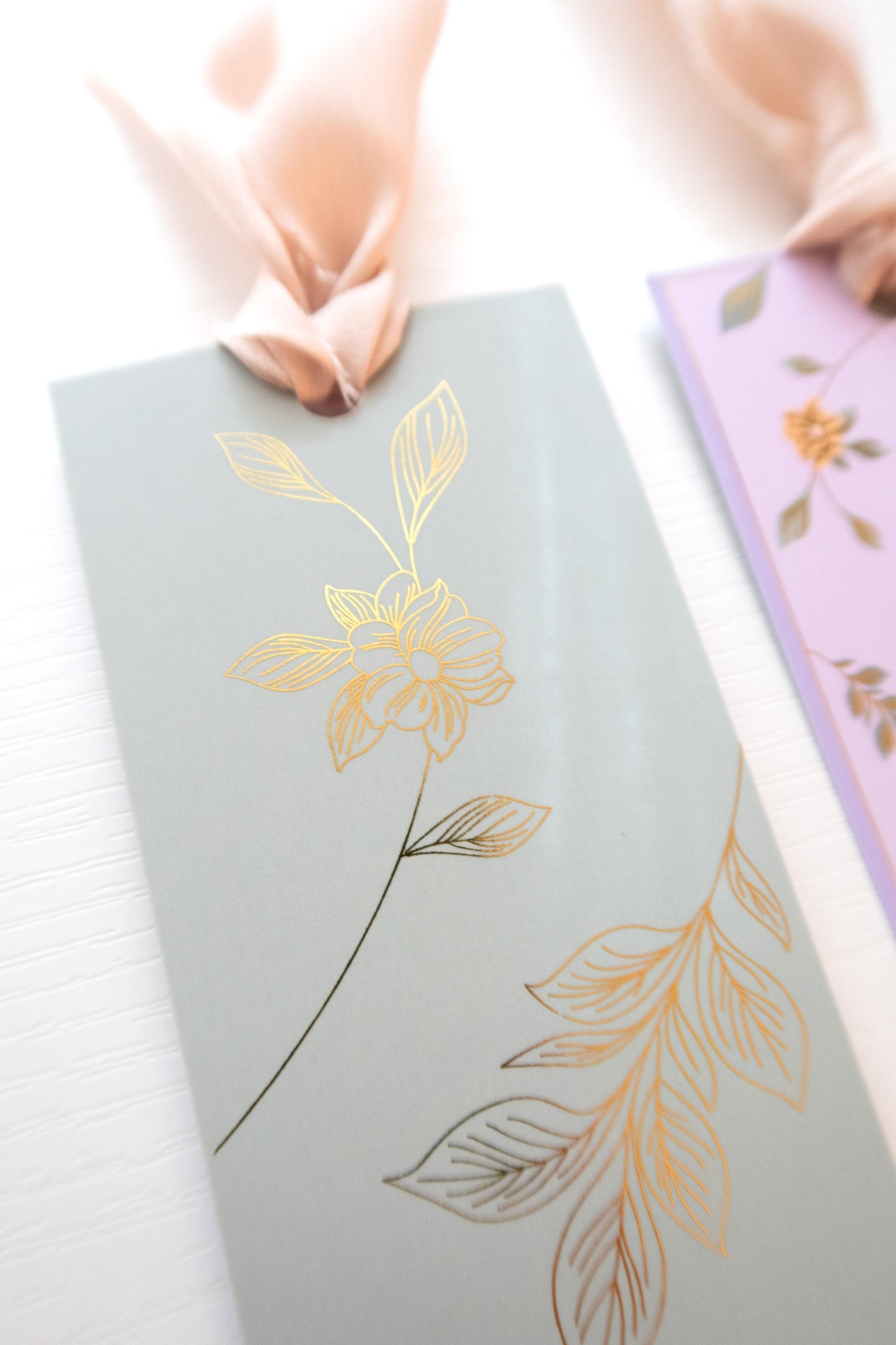 Gold Foil One More Chapter Bookmark