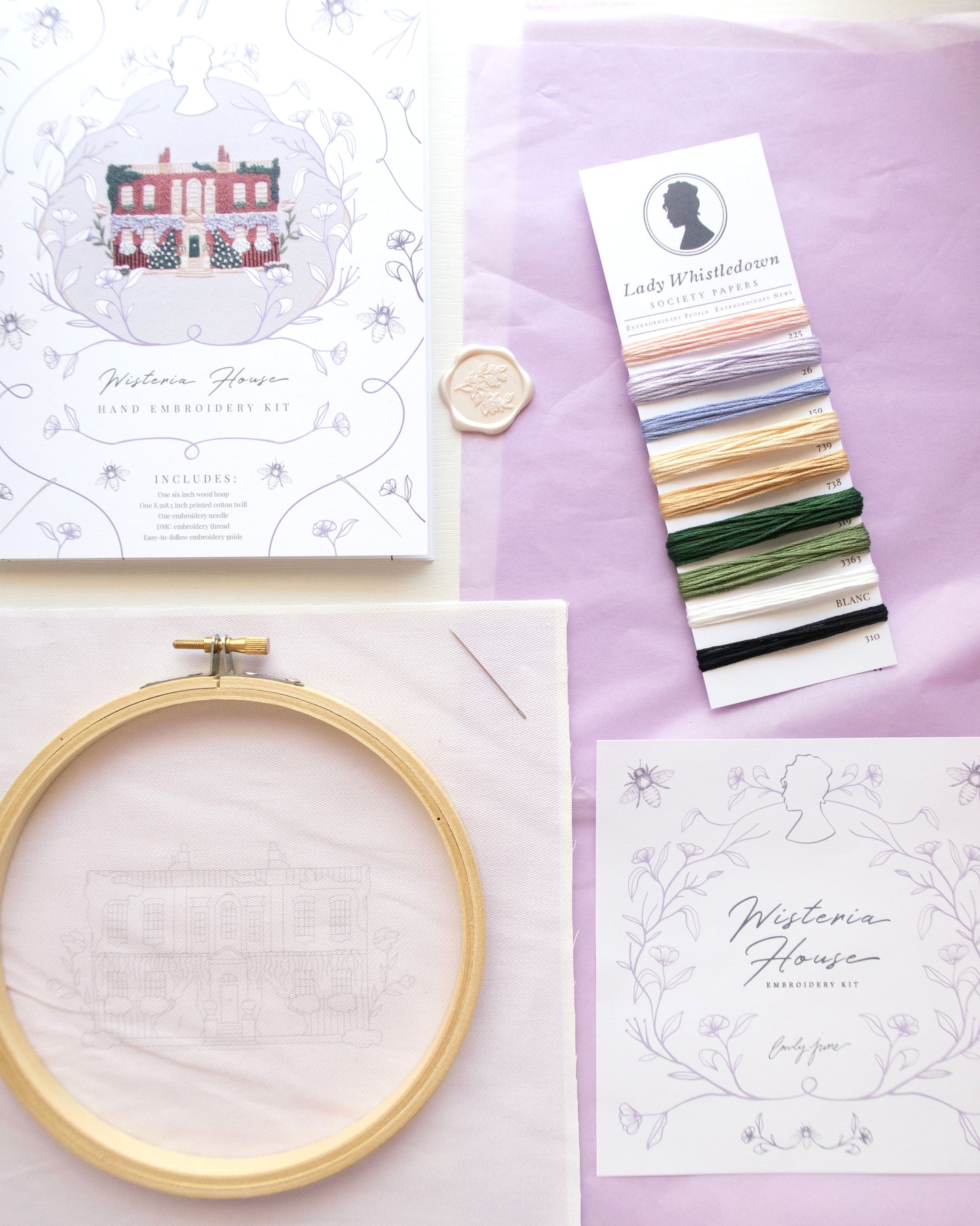 Bridgerton Embroidery Kit