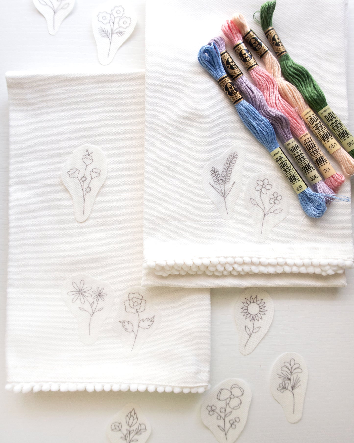 Wildflowers Stick and Stitch Pack