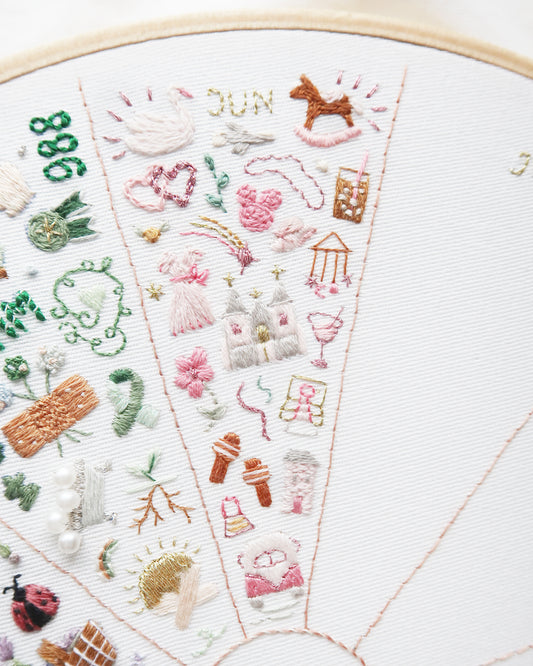 Embroidery Journal - June Family Pattern