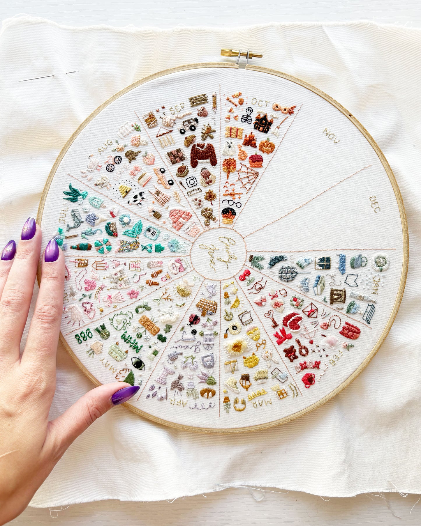 Embroidery Journal - October Halloween Pattern
