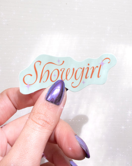 Showgirl Aesthetic Sticker