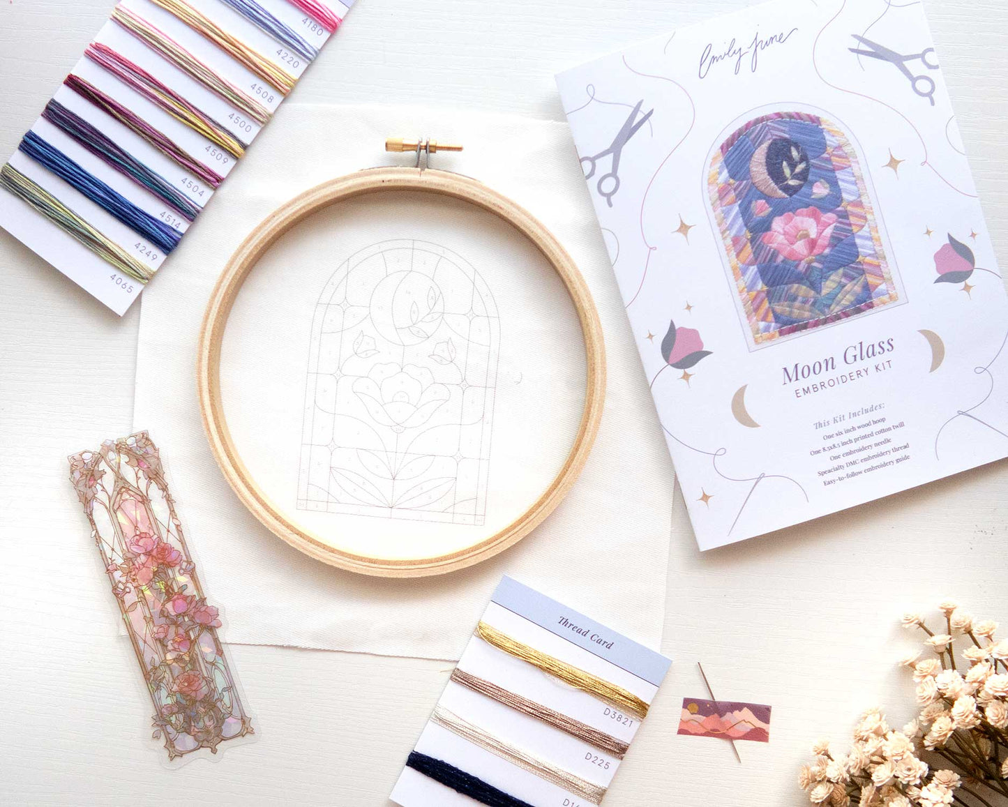 Stained Glass Embroidery Kit