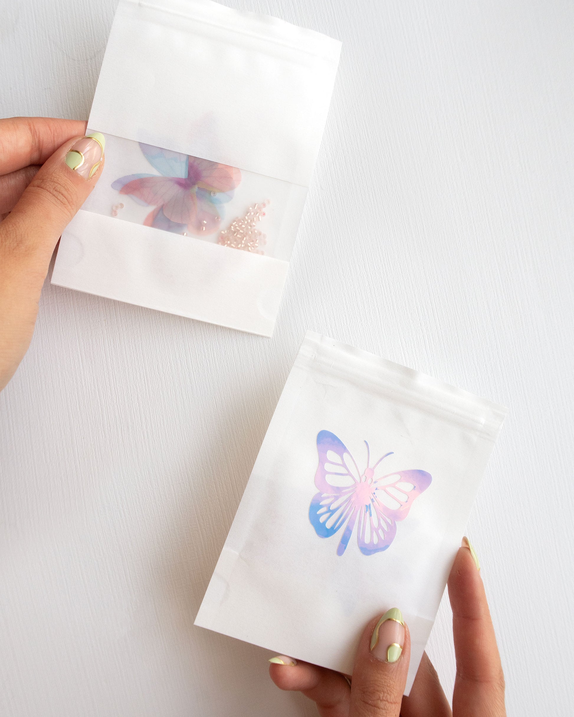 Packaging details of 3D Butterfly Hand Embroidery