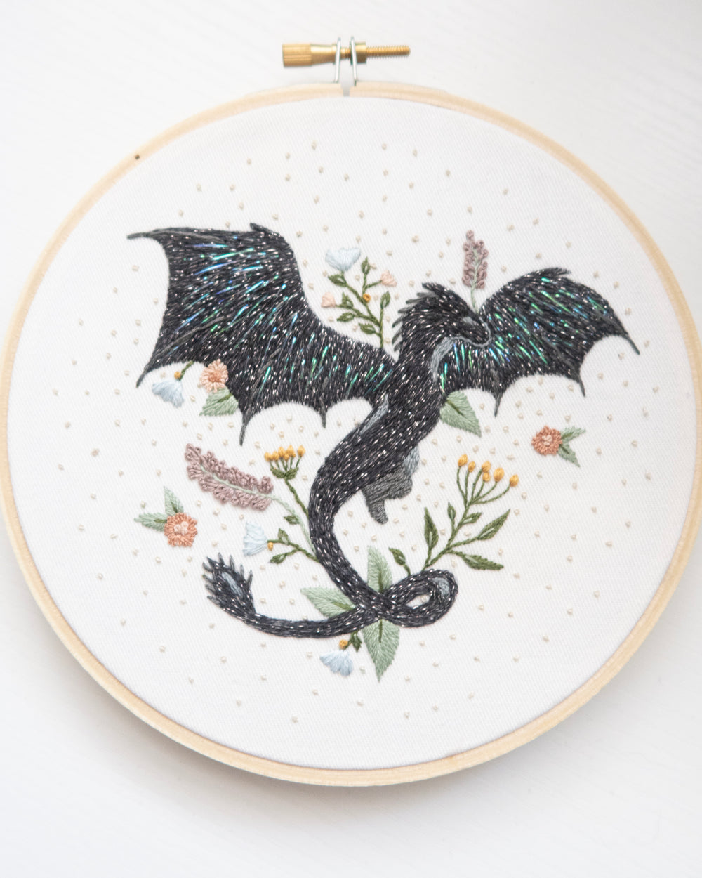 Magical Wyvern Dragon Embroidery Kit