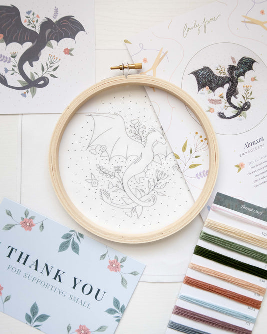 Magical Wyvern Embroidery Kit