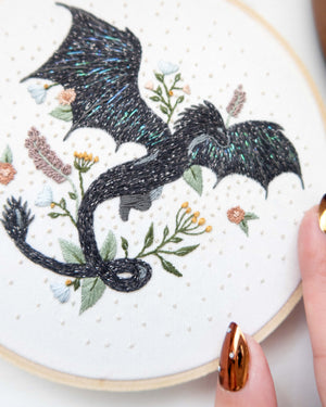 Magical Wyvern Dragon Embroidery Kit