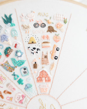 Embroidery Journal - August Farm Life Pattern