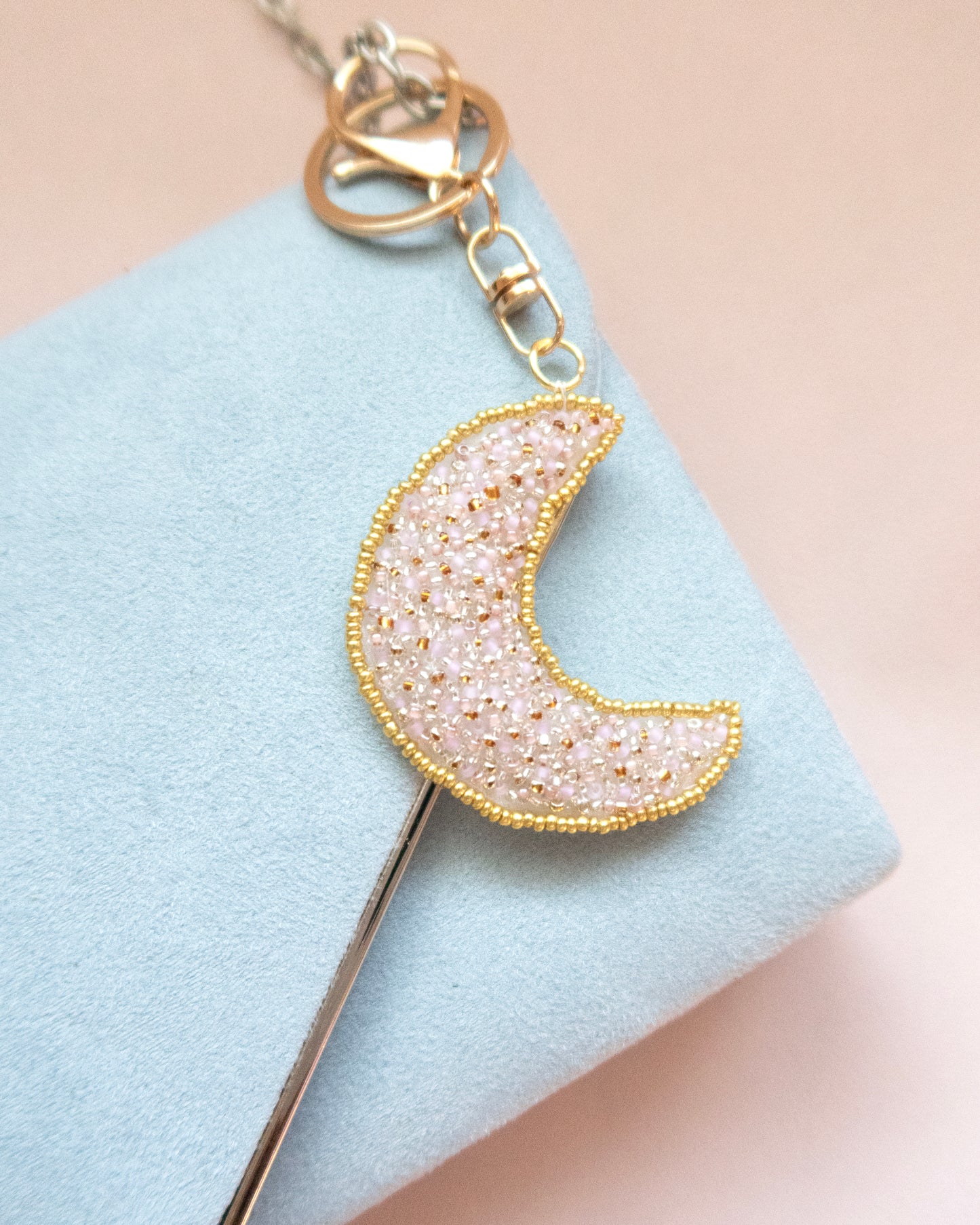 Moon and Butterfly Beadwork Kit