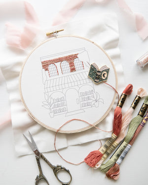 Bookshop Embroidery Kit