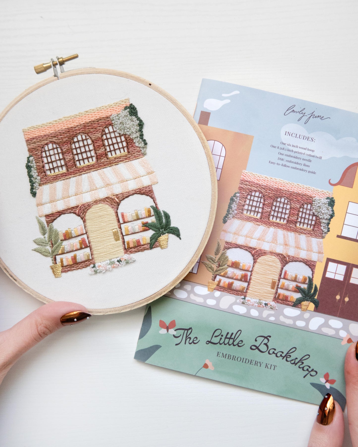 Bookstore Embroidery Kit
