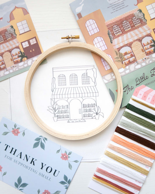 Bookstore Embroidery Kit