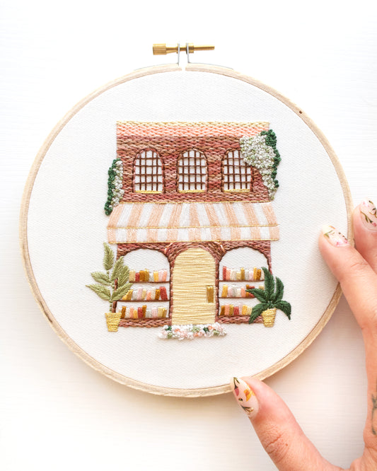 Bookstore Embroidery Kit