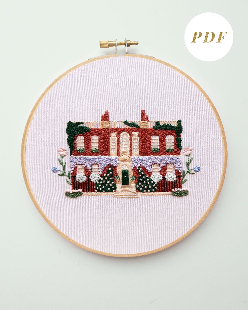 Bridgerton Embroidery Pattern