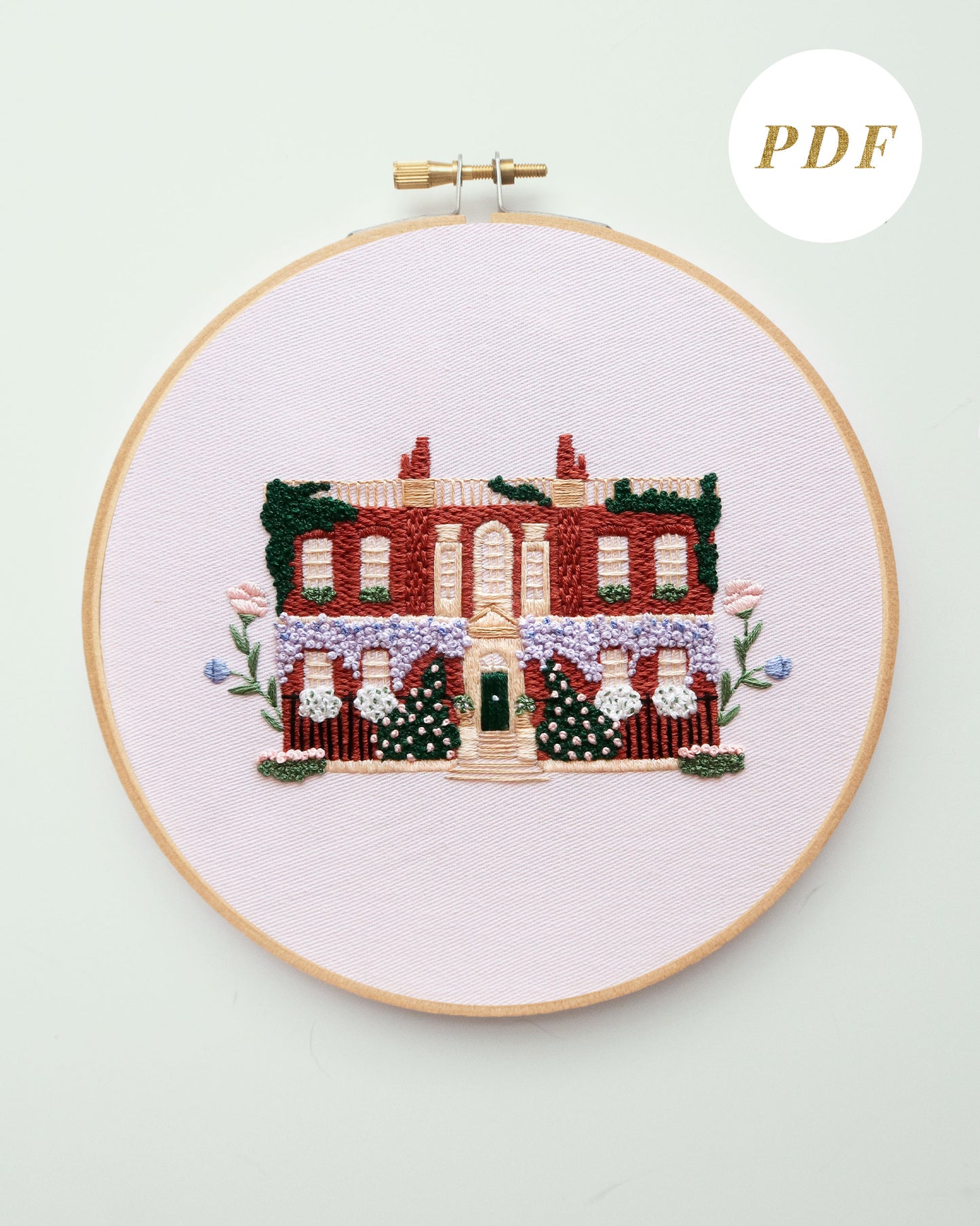 Bridgerton Embroidery Pattern