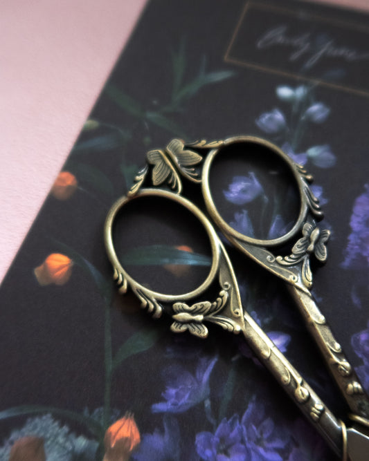 Butterfly Gold Scissors