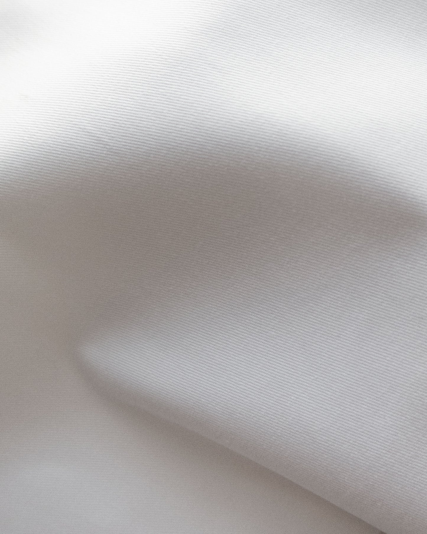 White Cotton Twill Embroidery Fabric close up texture