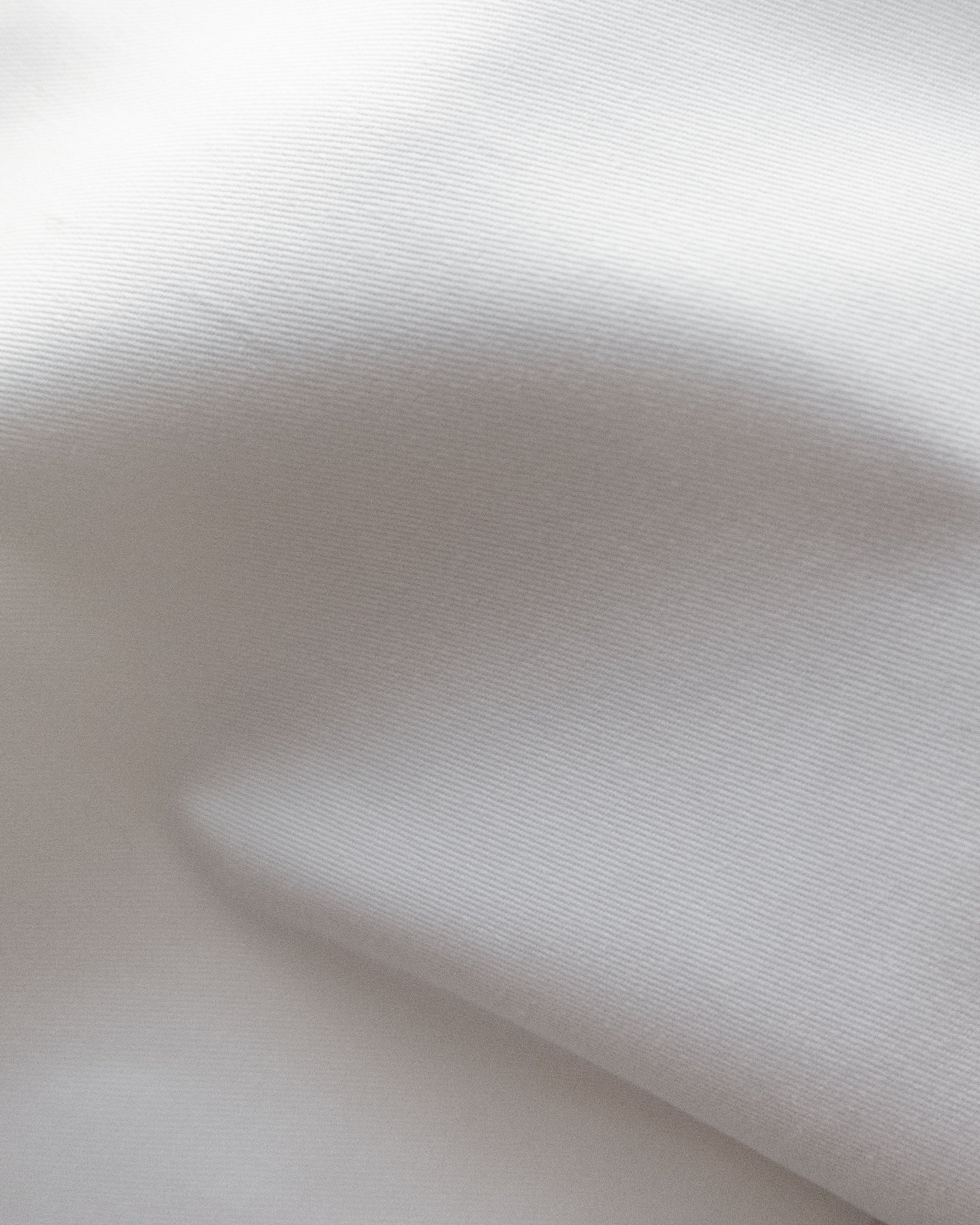 White Cotton Twill Embroidery Fabric close up texture