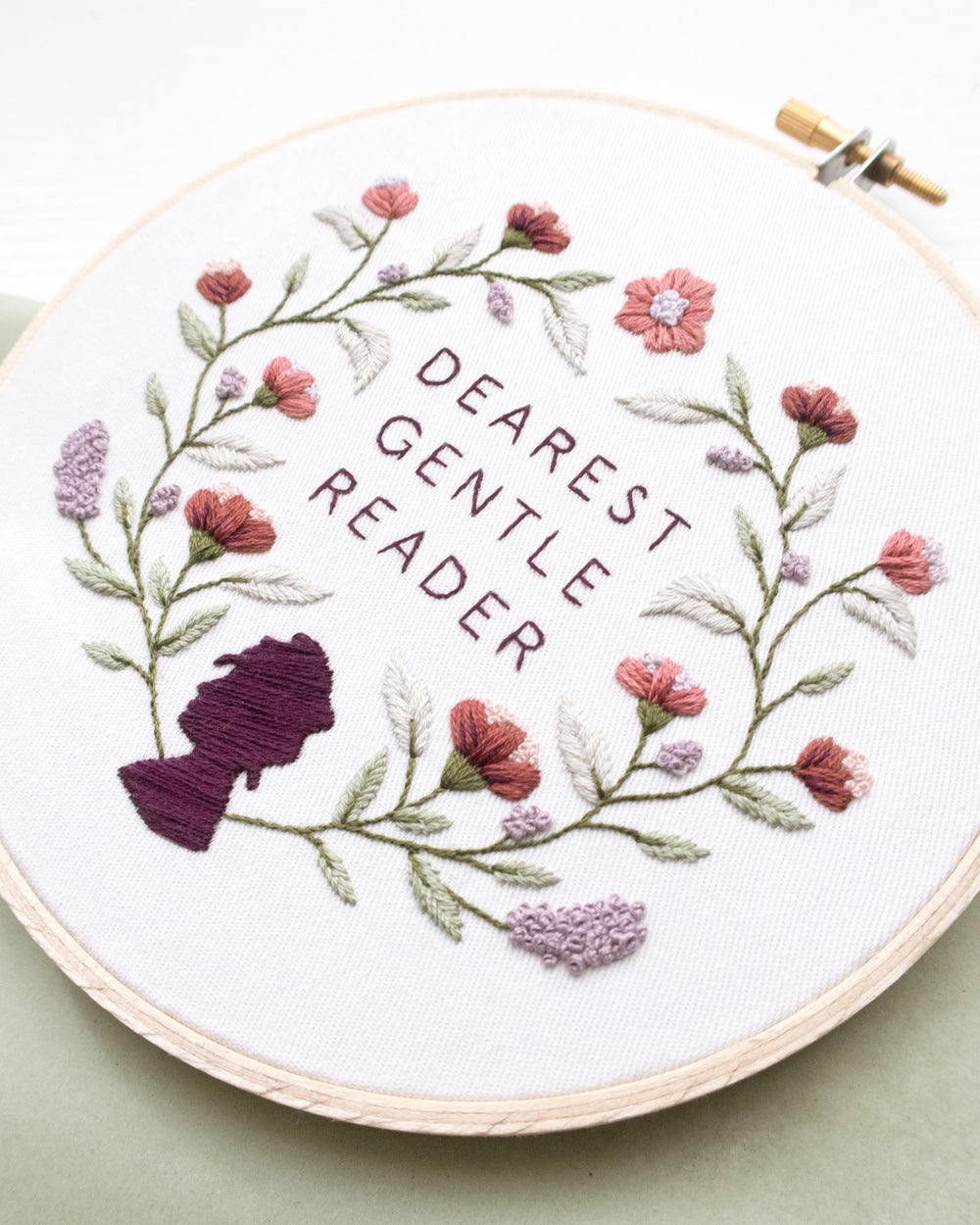 Dearest Gentle Reader Embroidery Kit