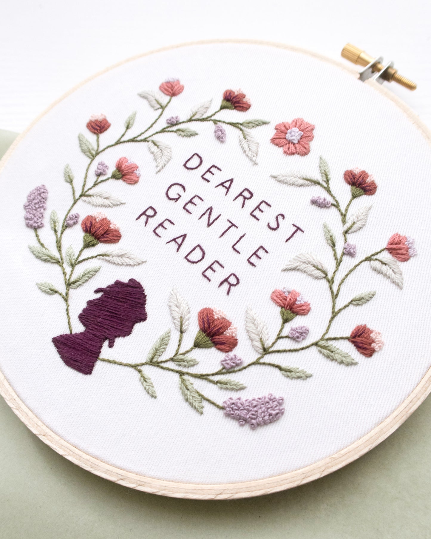Dearest Gentle Reader Embroidery Kit