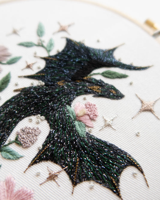 Magical Dragon Embroidery Pattern