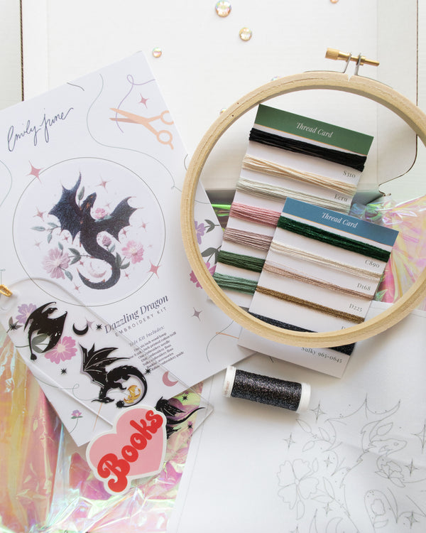 Magical Dragon Embroidery Kit