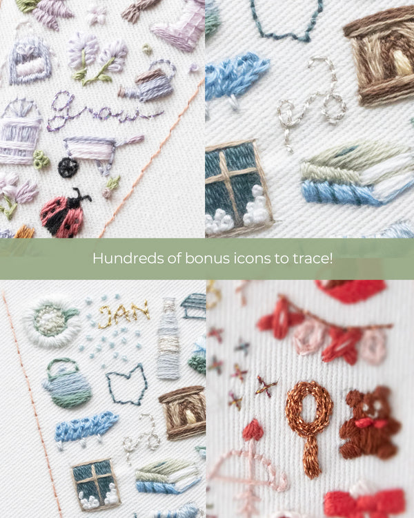 The Ultimate Embroidery Journal Pattern Bundle