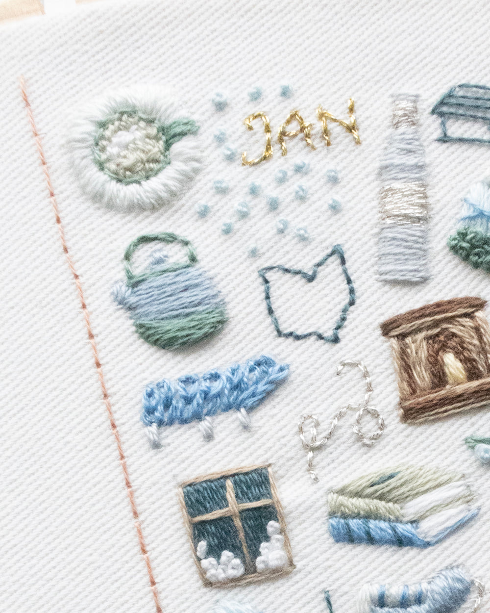 Embroidery Journal - Add On Icons, States of the USA