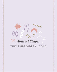 Embroidery Journal - Add On Icons, Abstract Shapes