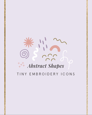 Embroidery Journal - Add On Icons, Abstract Shapes