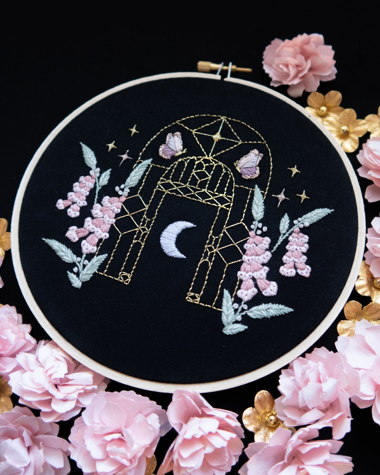 Enchanted Garden Embroidery Kit