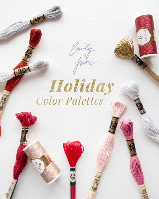 Holiday DMC Color Palettes PDF