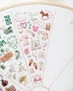 Embroidery Journal - June Family Pattern