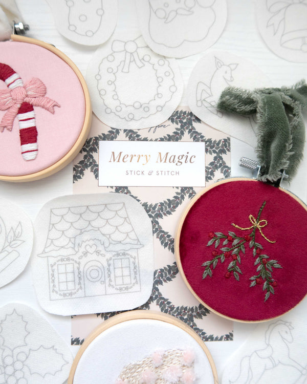 Merry Magic Christmas Stick and Stitch Pack