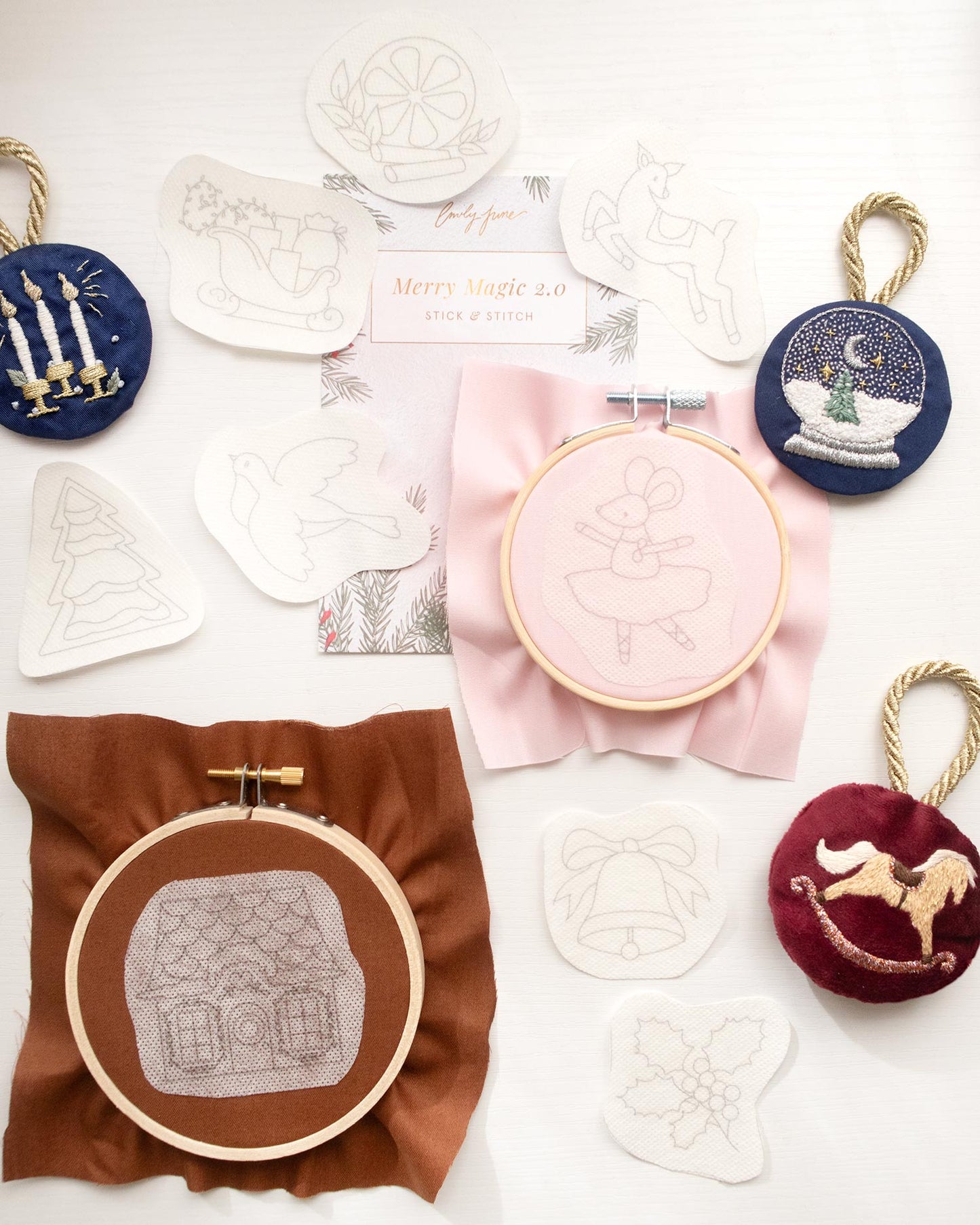 Merry Magic 2.0 Christmas Embroidery Craft Kit