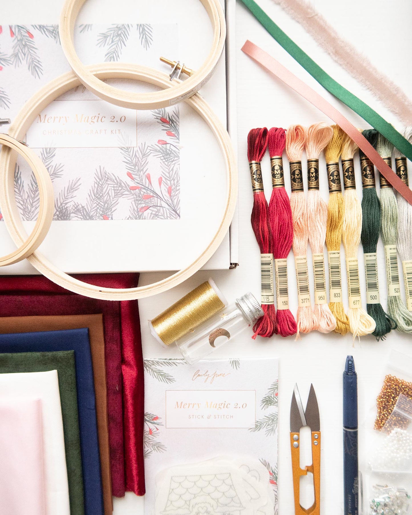 Merry Magic 2.0 Christmas Embroidery Craft Kit