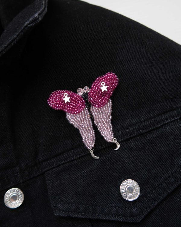 Lunar Moth and Ghostie Beadwork Kit