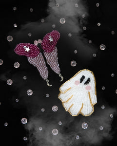 Lunar Moth and Ghostie Beadwork Kit