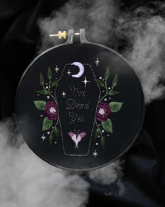 Not Dead Yet Gothic Embroidery Kit