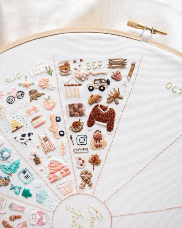 Embroidery Journal - September Fall Pattern