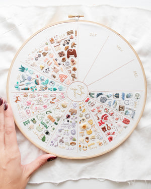 Embroidery Journal - September Fall Pattern