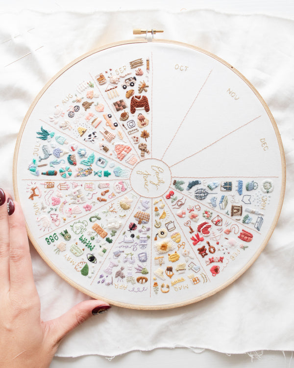 Embroidery Journal - September Fall Pattern