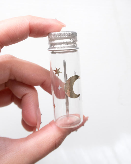 Silver Spark Embroidery Needle Holder