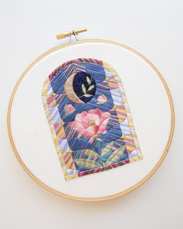 Stained Glass Embroidery Pattern
