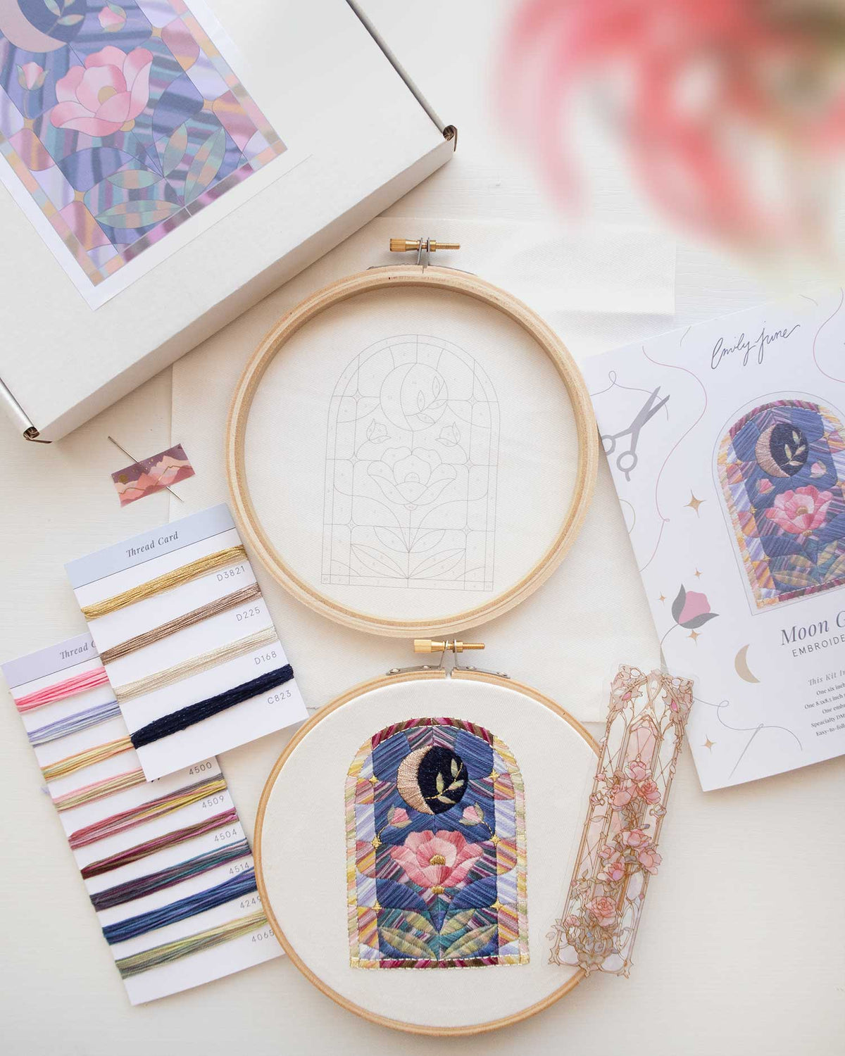Stained Glass Embroidery Kit – Emily June