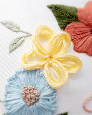 Spring Wreath Stitch Sampler
