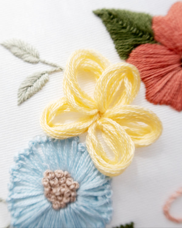 Spring Wreath Stitch Sampler
