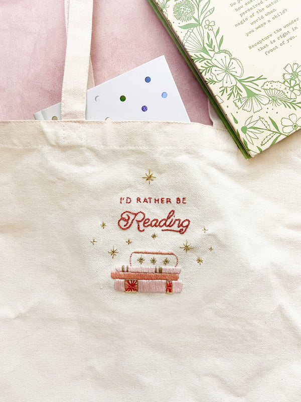 Bookworm Stick and Stitch Digital Download